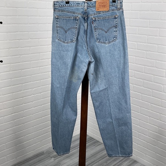 Levis 560 Jeans Women 16Regular Medium Loose Fit Straight Leg Bat Wing Cotton - Picture 5 of 14